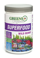 Greens Plus Organics Superfood Drink Mix Wild Berry