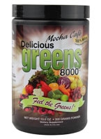 Greens World Inc. Delicious Greens 8000 Mocha Cafe