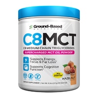 Ground-Based Nutrition C8 MCT Oil Powder Hazelnut