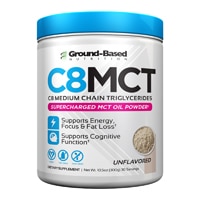 Ground-Based Nutrition C8 MCT Oil Powder Unflavored