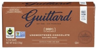 Guittard Unsweetened Chocolate Baking Bars 100% Cacao