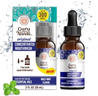 GuruNanda Mouthwash Oral Rinse Wild Mint