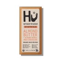 HU Organic Fair Trade Milk Chocolate Bar Almond Butter Almond Crunch