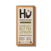 HU Organic Fair Trade Milk Chocolate Hazelnut Butter Hazelnut Crunch