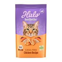 Halo Holistic Dry Cat Food Healthy Weight Support Cage-Free Chicken Recipe