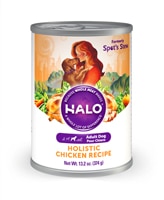 Halo Wet Dog Food Grain-Free Holistic Chicken Recipe