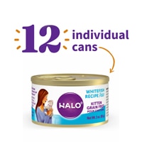 Halo Wet Kitten Food Grain-Free Whitefish Recipe