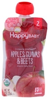 Happy Baby Organic Baby Food 6+ Months Apples Guavas & Beets