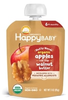 Happy Baby Organic Nutty Blends Apples & Walnut Butter