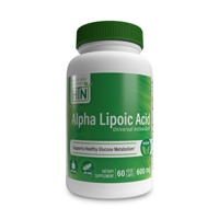 Health Thru Nutrition Alpha Lipoic Acid ALA Vegan Certified Non-GMO