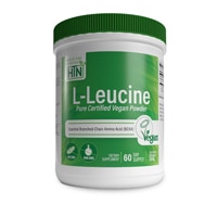 Health Thru Nutrition L-Leucine Powder 300 grams Vegan Certified Fermented Non-GMO