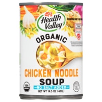 Health Valley Organic Soup No Salt Added Chicken Noodle