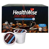 HealthWise Low Acid 100% Colombian Swiss Water Decaf Kcups