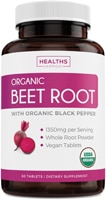 Healths Harmony Organic Beet Root With Organic Black Pepper