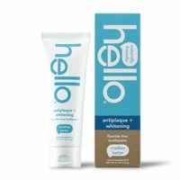 Hello Antiplaque & Whitening Fluoride Free Toothpaste Natural Peppermint