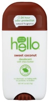 Hello Deodorant Aluminum Free with Shea Butter - Sweet Coconut