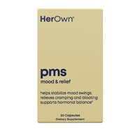 HerOwn PMS - Promotes Positive Mood - Natural Hormone Balance - Helps Relieve Cramping