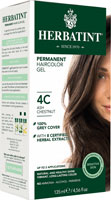 Herbatint Permanent Hair Color Gel 4C Ash Chestnut