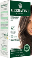 Herbatint Permanent Hair Color Gel 5C Light Ash Chestnut