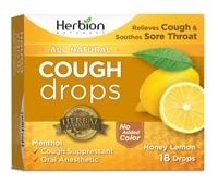 Herbion All Natural Cough Drops Honey Lemon