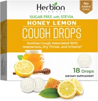 Herbion Naturals - All Natural Cough Drops Honey Lemon