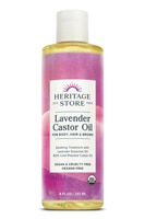 Heritage Store Lavender Castor Oil Organic
