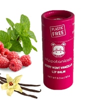 Hippotanicals Vegan Lip Balm Berry Mint Vanilla