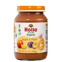 Holle Organic Baby Food 6+ Months Apple & Plum