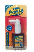 Honey Works Organic Honey Throat Spray plus Zinc