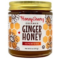 HoneyGramz Gluten Free Non-GMO Creamed Honey Ginger