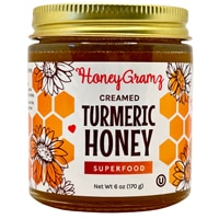 HoneyGramz Gluten Free Non-GMO Creamed Honey Turmeric
