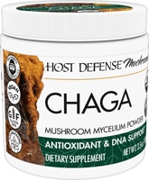 Host Defense Mushrooms Organic Chaga Powder for Antioxidant Support