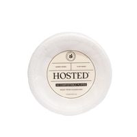 Hosted Plates Compostable Sugarcane White 9 Inch