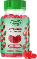 Human Beanz Vitamin D3 Jelly Beans Bone & Immune Health Support Strawberry Blast