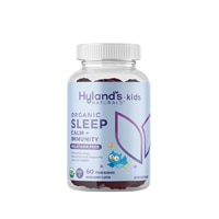 Hyland's Naturals Kids Organic Sleep Calm + Immunity Melatonin Free Gummies Mixed Berry