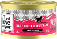 I and Love and You Beef Right Meow Wet Cat Food Beef Recipe