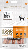 I and Love and You Good Golly Gullet Stix Ultimate Dog Chews Beef