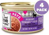I and Love and You Wet Cat Food Purrky Turkey Pate Real Turkey Recipe