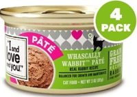 I and Love and You Wet Cat Food Whascally Wabbit Pate Real Rabbit Recipe
