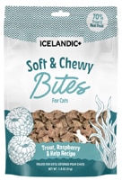 Icelandic+ Cat Treat Soft & Chewy Bites Trout Raspberry & Kelp