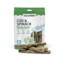 Icelandic+ Dog Treats Combo Sticks Cod & Spinach