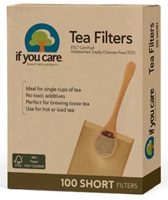 If You Care Loose Tea Filters Single Short Cup