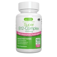 Igennus Super B12-Complex - 3 Bioactive Forms Methyl-B12 Strawberry