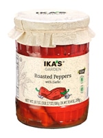 Ika's Garden Gluten Free Non-GMO Roasted Peppers with Garlic