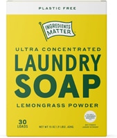 Ingredients Matter Laundry Soap Powder 30 Loads Lemongrass