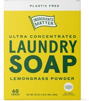 Ingredients Matter Laundry Soap Powder 60 Loads Lemongrass