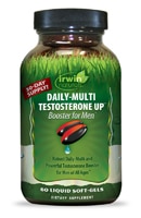 Irwin Naturals Daily Multi Testosterone Up Booster for Men