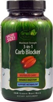 Irwin Naturals Maximum Strength 3-in-1 Carb Blocker®