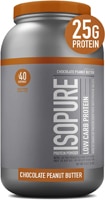 Isopure Low Carb Protein Powder Chocolate Peanut Butter