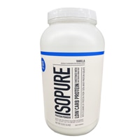 Isopure Whey Protein Isolate Powder Natural Vanilla